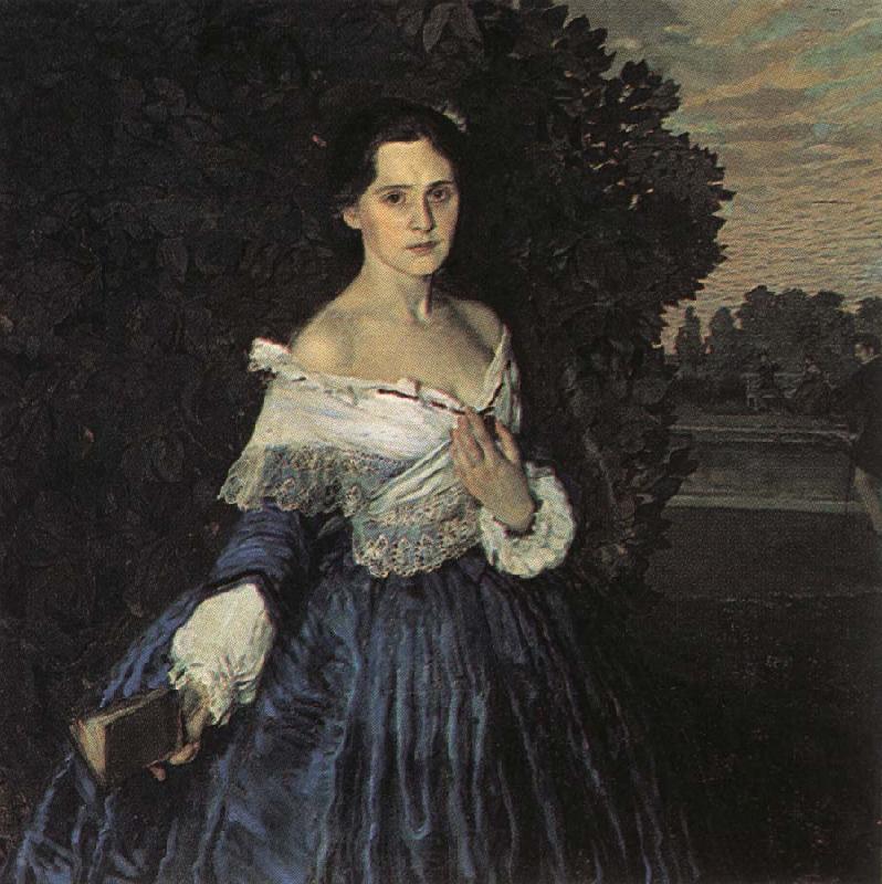 Konstantin Somov Lady in Blue